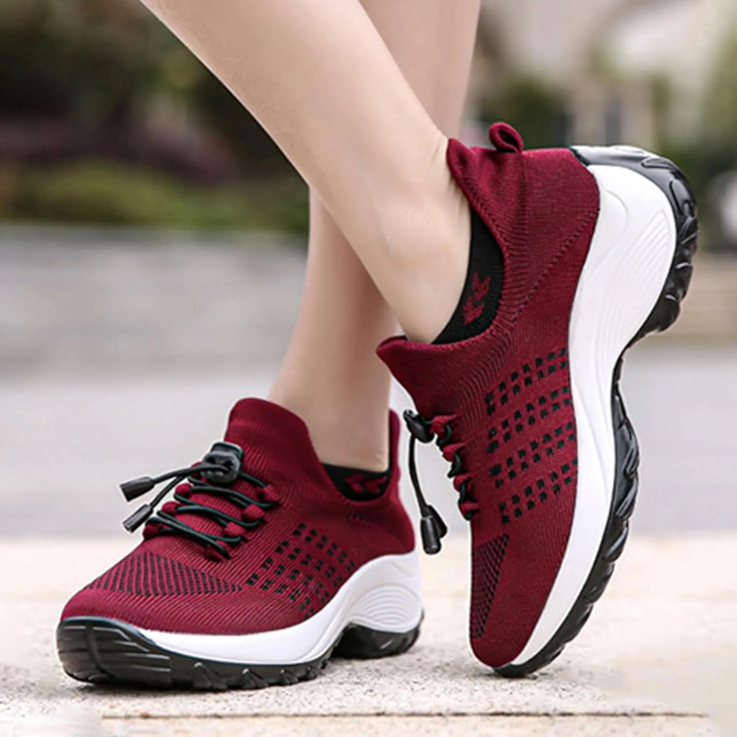 2025 Comfortwear Ortho Stretch Cushion Shoes for Women Plantar Fasciitis, Comfort Wear Ortho Stretch Cushion Shoes