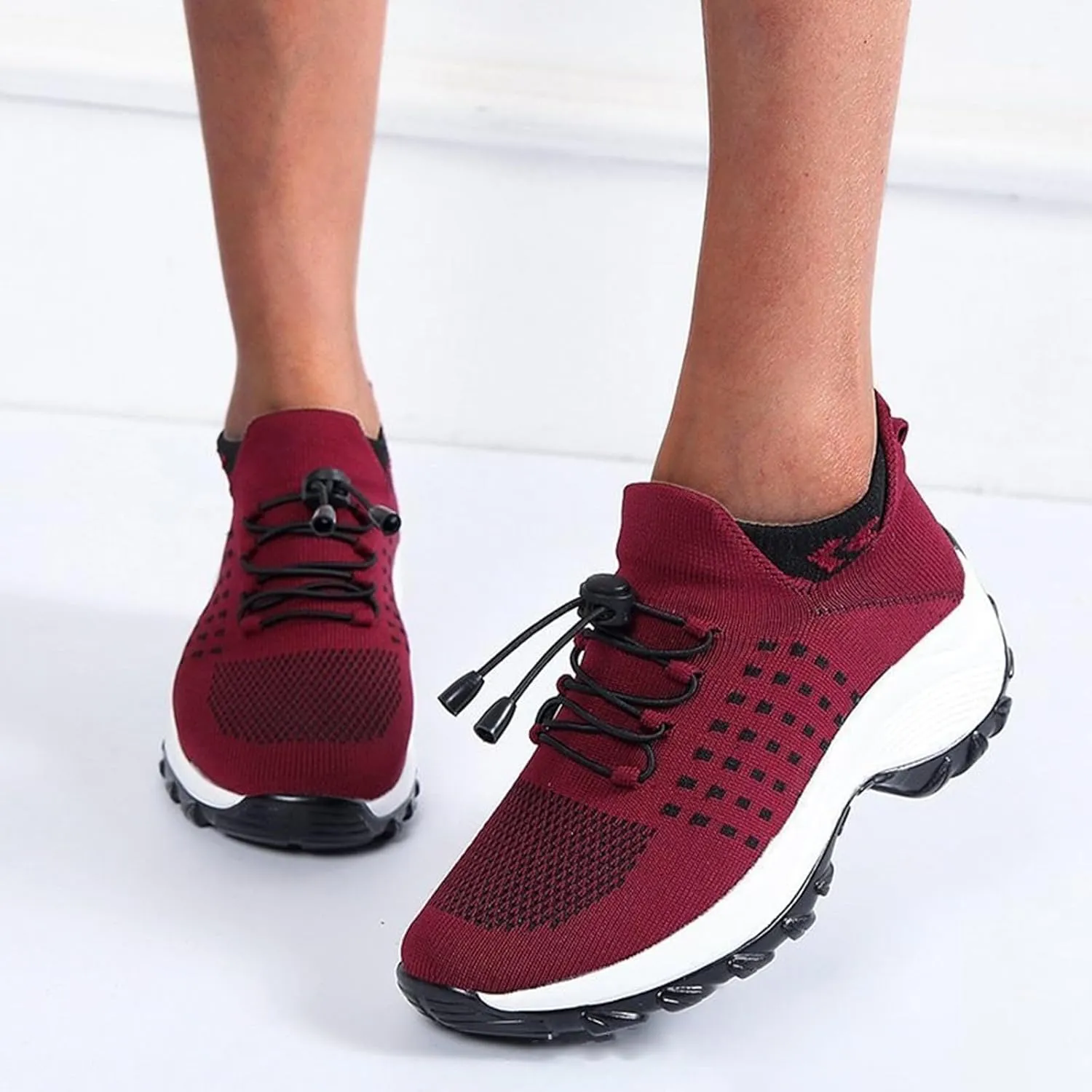 2025 Comfortwear Ortho Stretch Cushion Shoes for Women Plantar Fasciitis, Comfort Wear Ortho Stretch Cushion Shoes