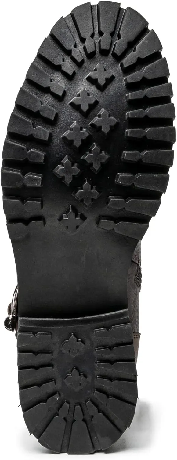 AMAPO Western Cowboy Mens Boots Mid-Tube