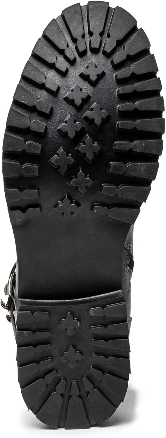 AMAPO Western Cowboy Mens Boots Mid-Tube