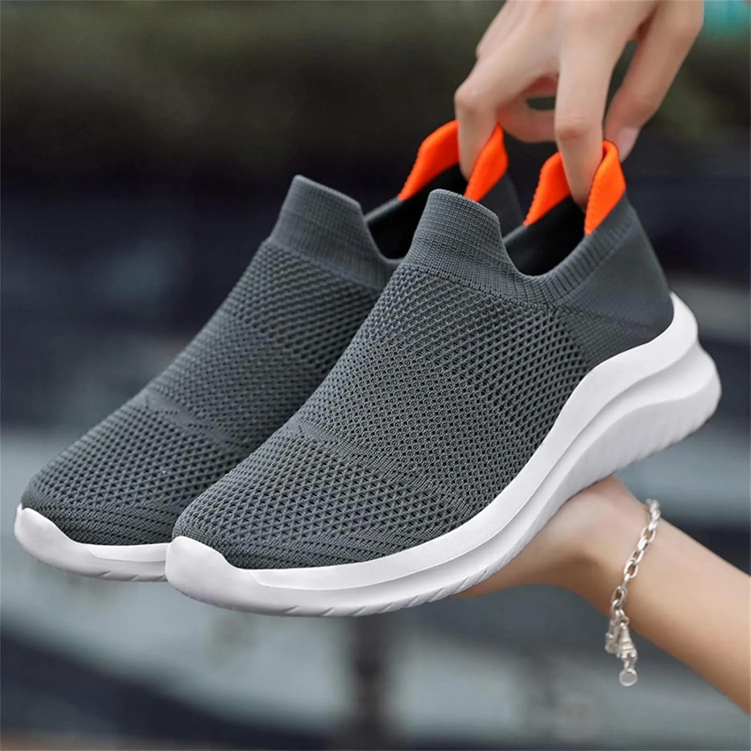 Arch Support Platform Sneakers for Women Lightweight Casual Sneakers for Gym Travel Work Business Casual Shoe
