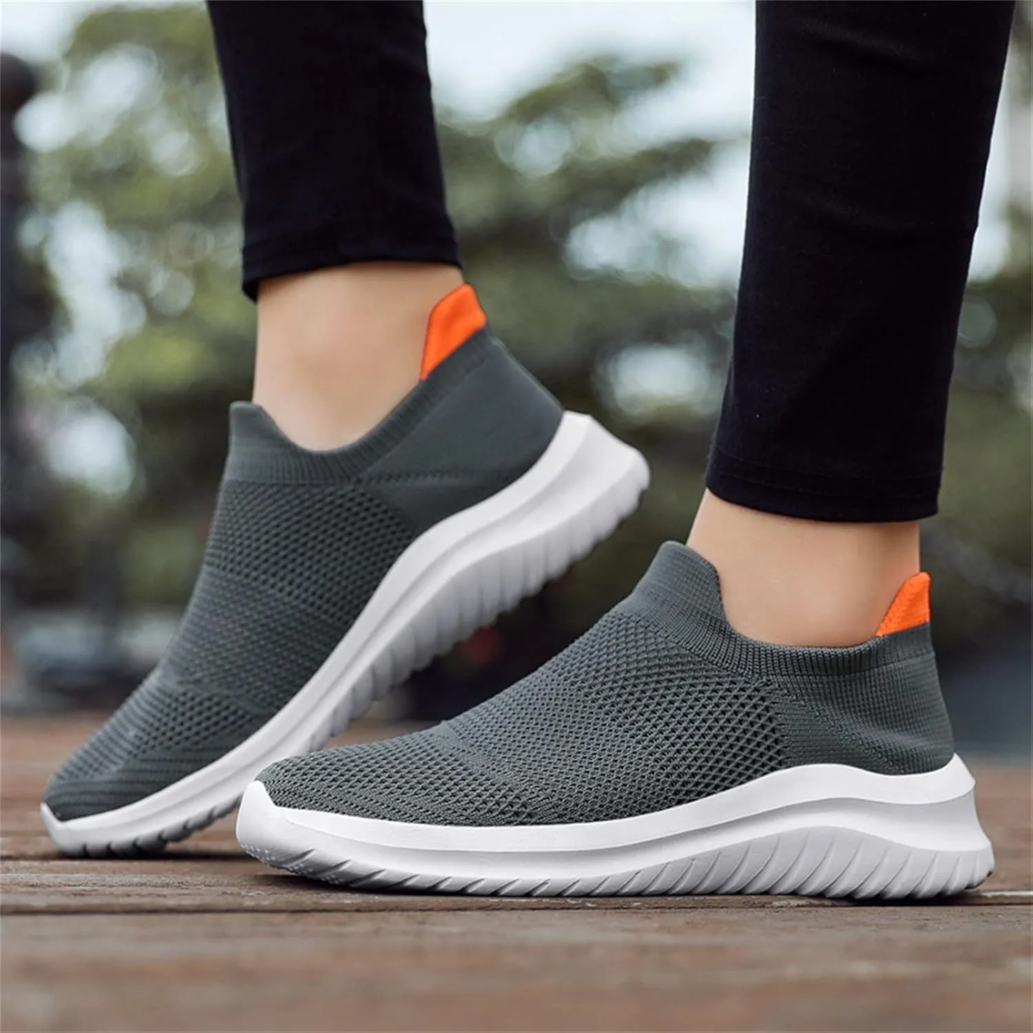 Arch Support Platform Sneakers for Women Lightweight Casual Sneakers for Gym Travel Work Business Casual Shoe