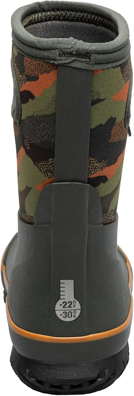 BOGS Grasp Kids Waterproof Insulated All Weather Rain Boots Mud Boots I For Snow, Rain, Winter, Mud and Cold Weather for Toddlers, Girls, Boys, Unisex