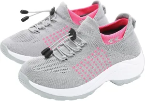 Comfort Wear Orthowear Shoes for Women Men, Breathable Orthopedic Sneakers, Comfortwear Ortho Shoes, Women Plantar Fasciitis Shoe, Air Cushion Slip-On Orthopedic Diabetic Walking Sneaker Thick Bottom