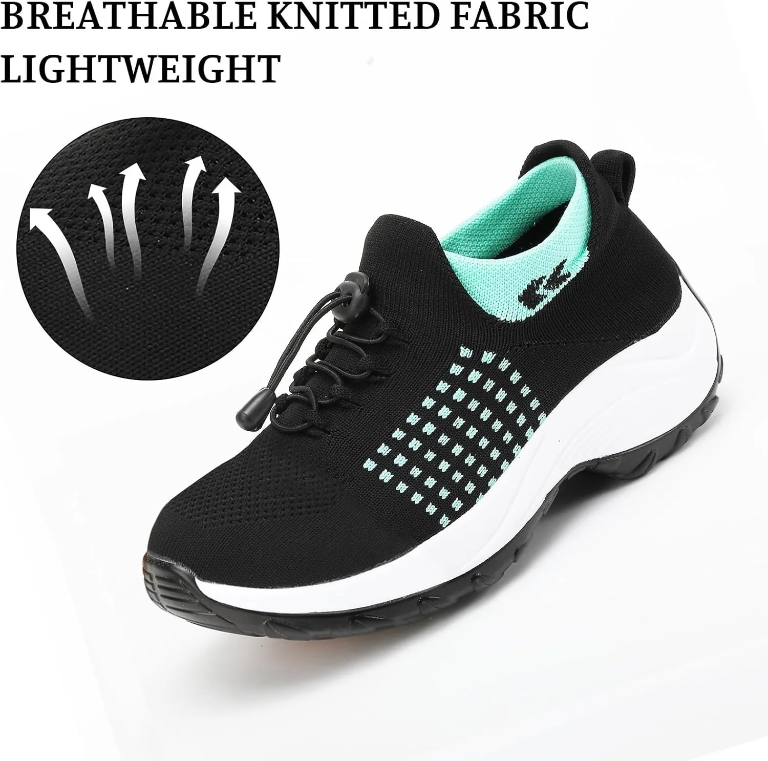 Comfort Wear Orthowear Shoes for Women Men, Breathable Orthopedic Sneakers, Comfortwear Ortho Shoes, Women Plantar Fasciitis Shoe, Air Cushion Slip-On Orthopedic Diabetic Walking Sneaker Thick Bottom