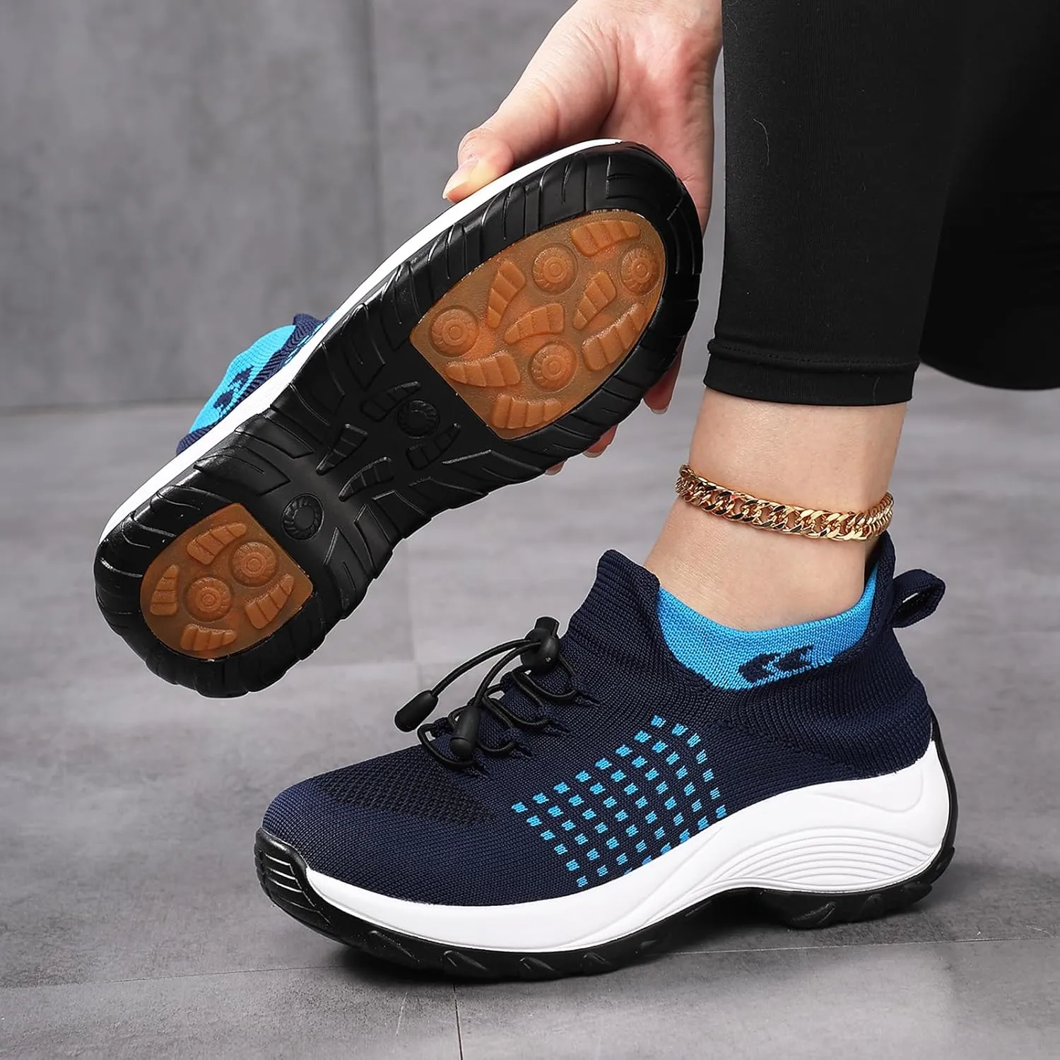 Comfort Wear Orthowear Shoes for Women Men, Breathable Orthopedic Sneakers, Comfortwear Ortho Shoes, Women Plantar Fasciitis Shoe, Air Cushion Slip-On Orthopedic Diabetic Walking Sneaker Thick Bottom