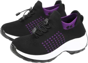 Comfort Wear Orthowear Shoes for Women Men Breathable Orthopedic Walking Sneakers Comfortable Plantar Fasciitis Ortho Sneakers Running Walking Non Slip Stretch Cushion Comfortwear Shoe Thick Bottom