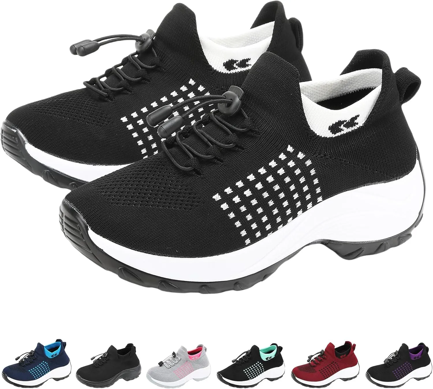 Comfort Wear Orthowear Shoes for Women Men Breathable Orthopedic Walking Sneakers Comfortable Plantar Fasciitis Ortho Sneakers Running Walking Non Slip Stretch Cushion Comfortwear Shoe Thick Bottom