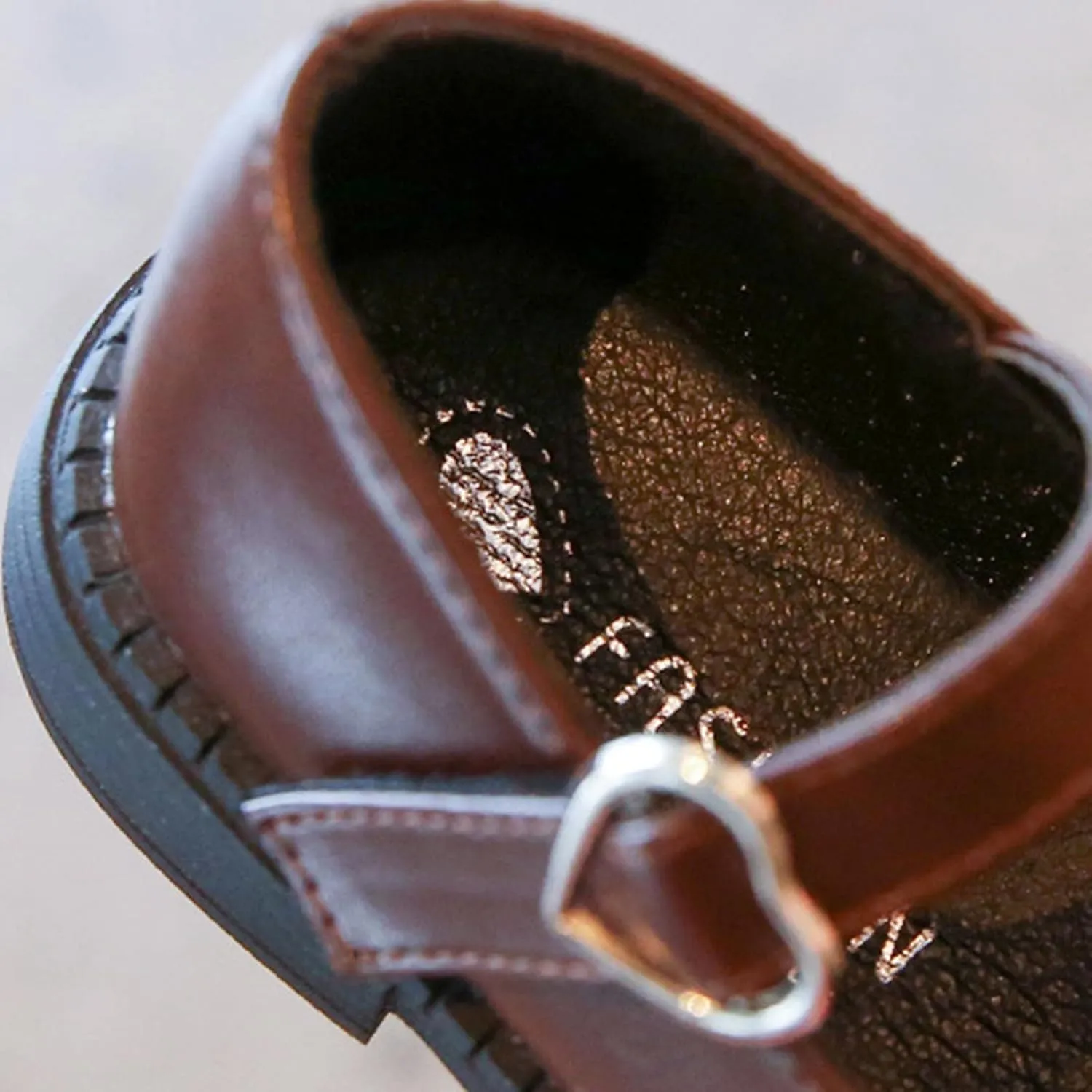 Fashion Spring and Summer Children Casual Shoes Girls Flat Sole Thick Sole Solid Bowknot Buckle Party Shoes for Kids