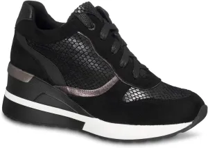 GC Shoes Low Top Fashion Wedge Sneakers for Women, Hidden Heel Sneaker Boots, Sporty Platform Bootie