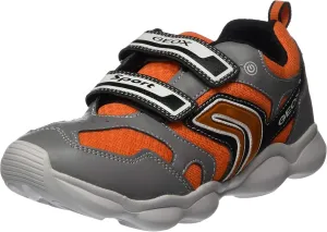 Geox J Munfrey 2 Strap Hook and Loop Sporty Trainers