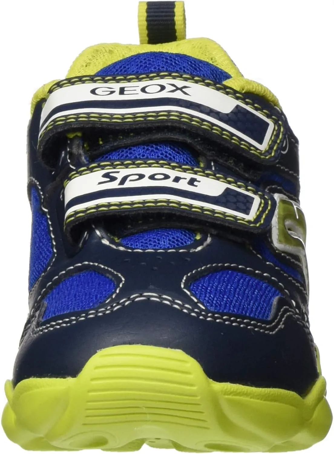 Geox J Munfrey 2 Strap Hook and Loop Sporty Trainers