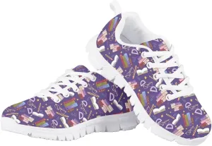 GIFTPUZZ Unisex Children Fashion Sneaker Casual Running Sports Sneakers Walking Shoes All Weather