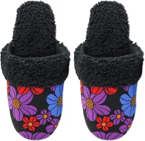 Hot Sox Women's Retro Floral Slipper