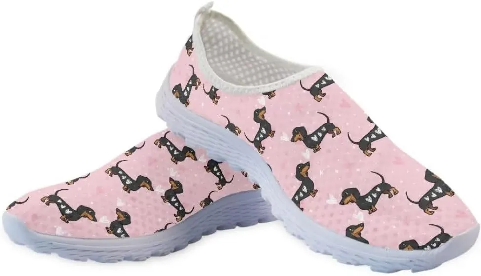 Jeiento Christmas Shoes for Women Men Fashion Mesh Workout Casual Shoes Non Slip Walking Shoes,Breathable Trainers Mesh Shoes