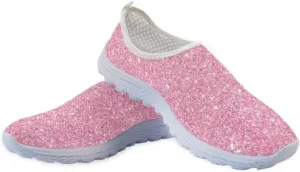 Jeiento Christmas Shoes for Women Men Fashion Mesh Workout Casual Shoes Non Slip Walking Shoes,Breathable Trainers Mesh Shoes
