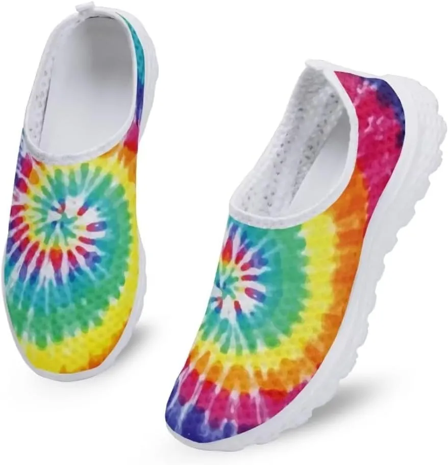 Jeiento Non Slip Sneakers for Women Slip-On Athletic Mesh Workout Running Shoes for Men Fashion Footwear Trainers Mesh Shoes