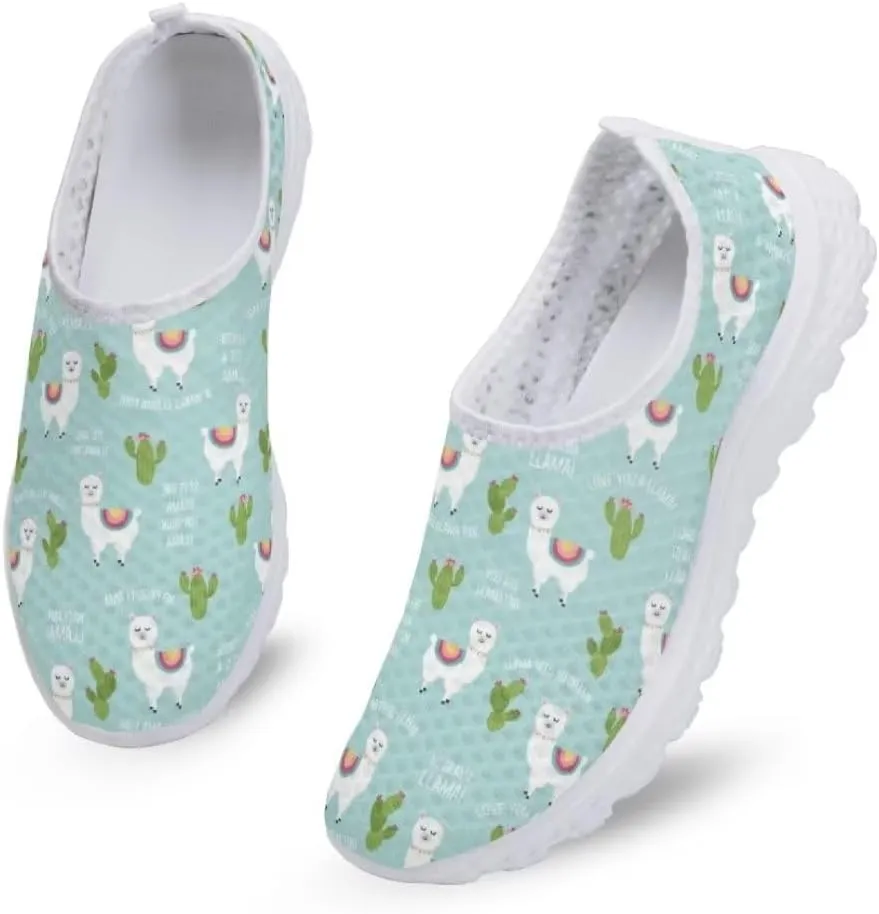 Jeiento Non Slip Sneakers for Women Slip-On Athletic Mesh Workout Running Shoes for Men Fashion Footwear Trainers Mesh Shoes