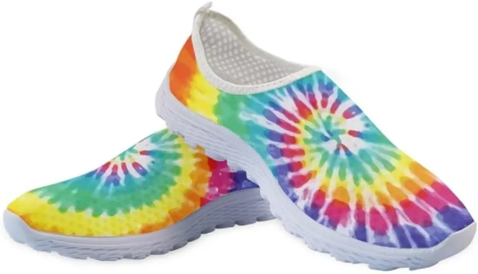 Jeiento Non Slip Sneakers for Women Slip-On Athletic Mesh Workout Running Shoes for Men Fashion Footwear Trainers Mesh Shoes