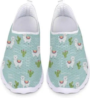 Jeiento Non Slip Sneakers for Women Slip-On Athletic Mesh Workout Running Shoes for Men Fashion Footwear Trainers Mesh Shoes