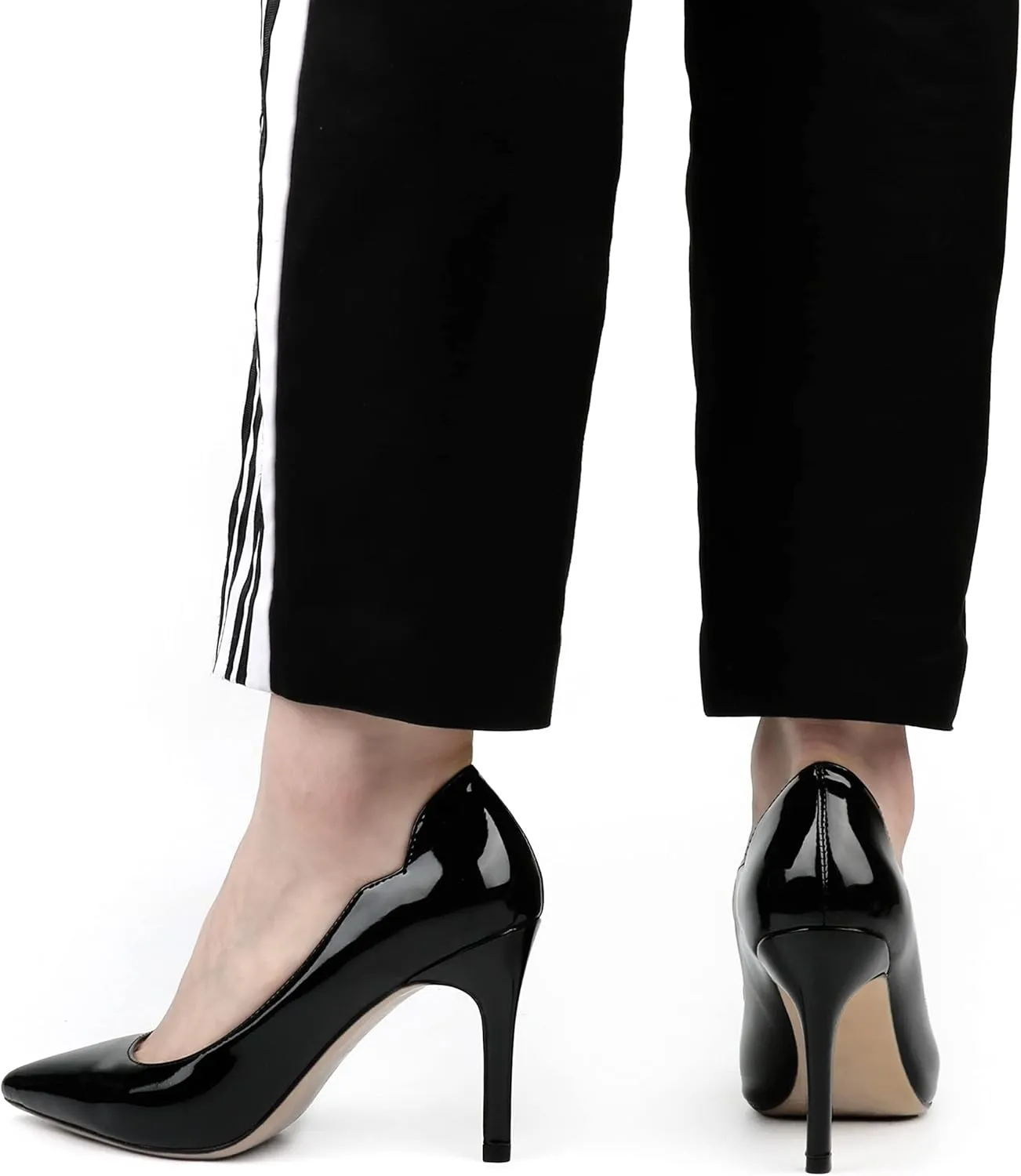 JOY IN LOVE Pumps for Women 3.5" Stiletto High Heels Pointy Toe Pumps Shoes