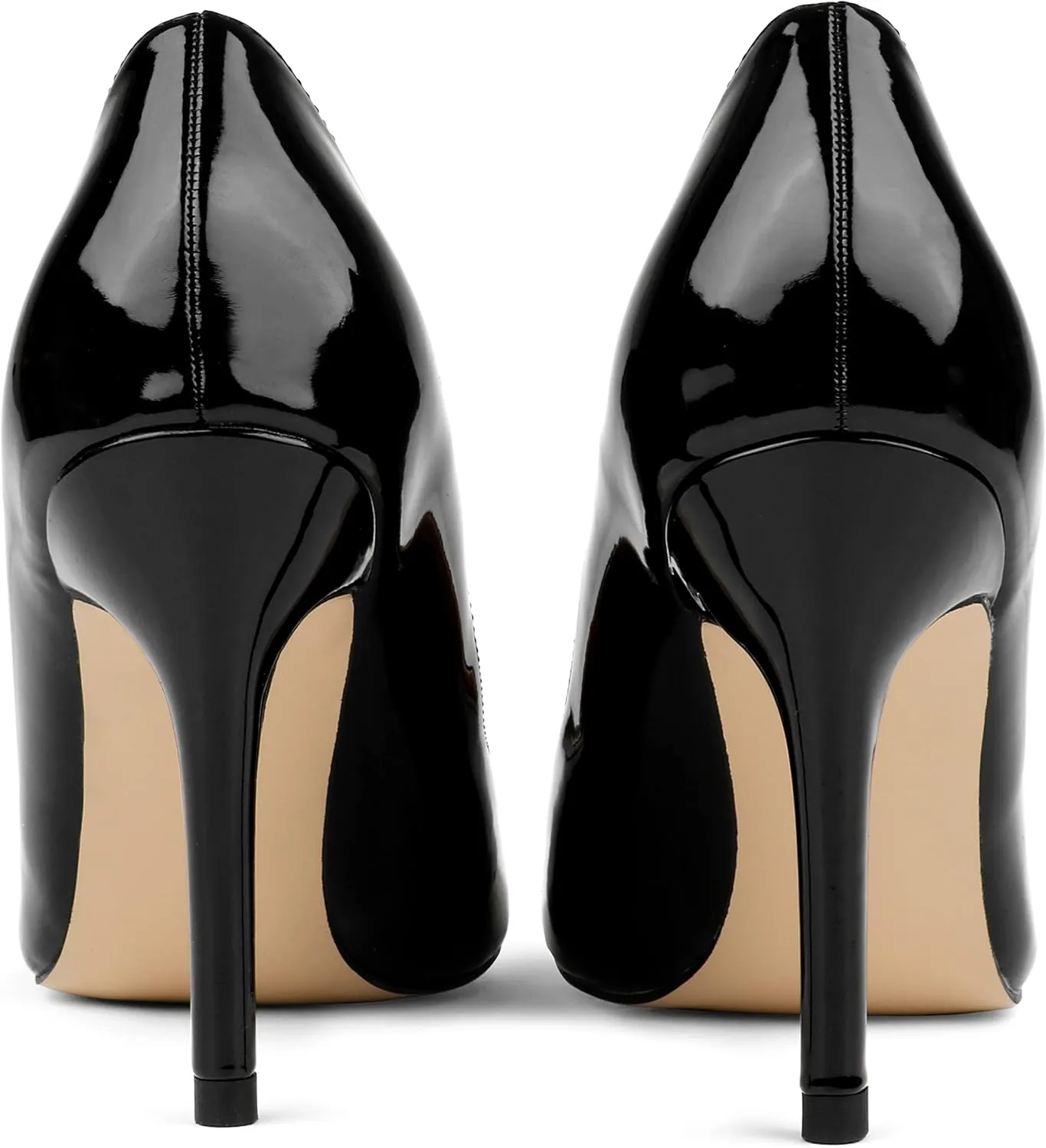JOY IN LOVE Pumps for Women 3.5" Stiletto High Heels Pointy Toe Pumps Shoes