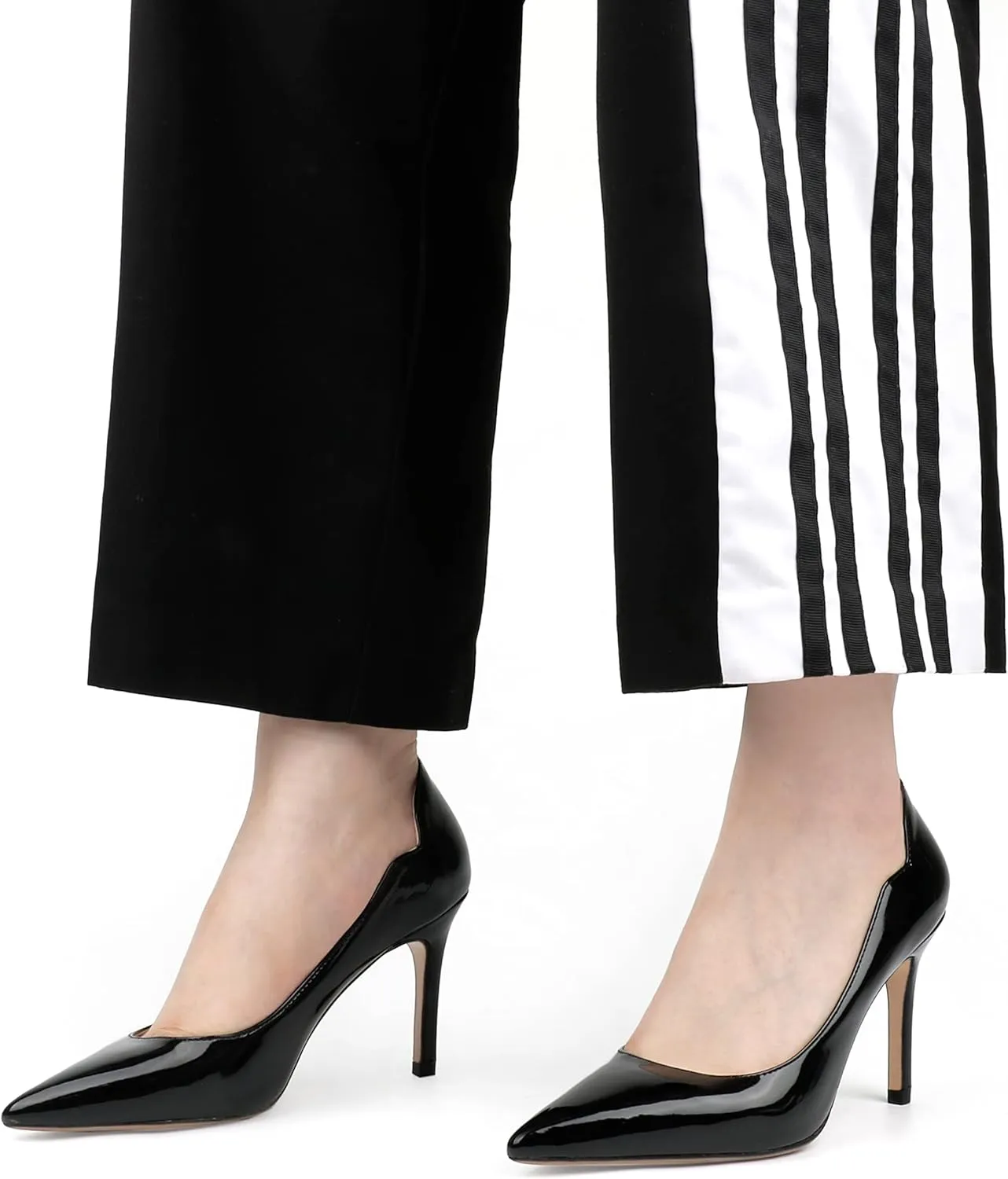 JOY IN LOVE Pumps for Women 3.5" Stiletto High Heels Pointy Toe Pumps Shoes