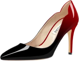 JOY IN LOVE Pumps for Women 3.5" Stiletto High Heels Pointy Toe Pumps Shoes