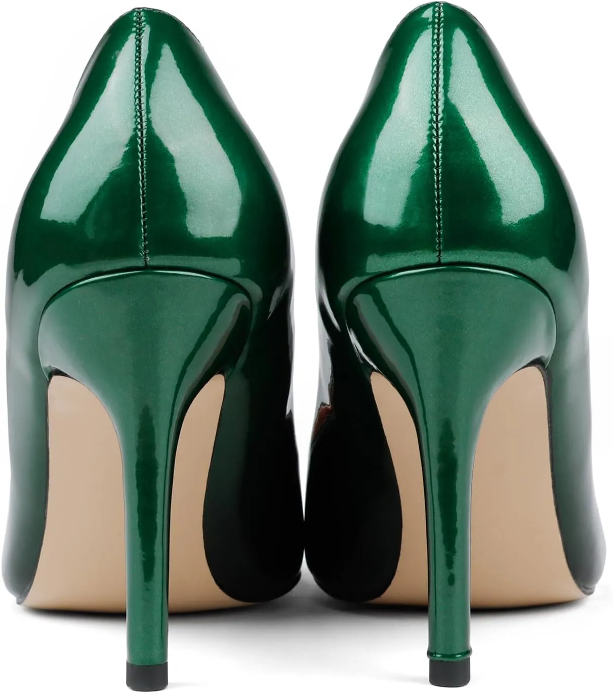 JOY IN LOVE Women's Pumps Shoes 3.5" High Heels Pointy Toe Stiletto Pumps