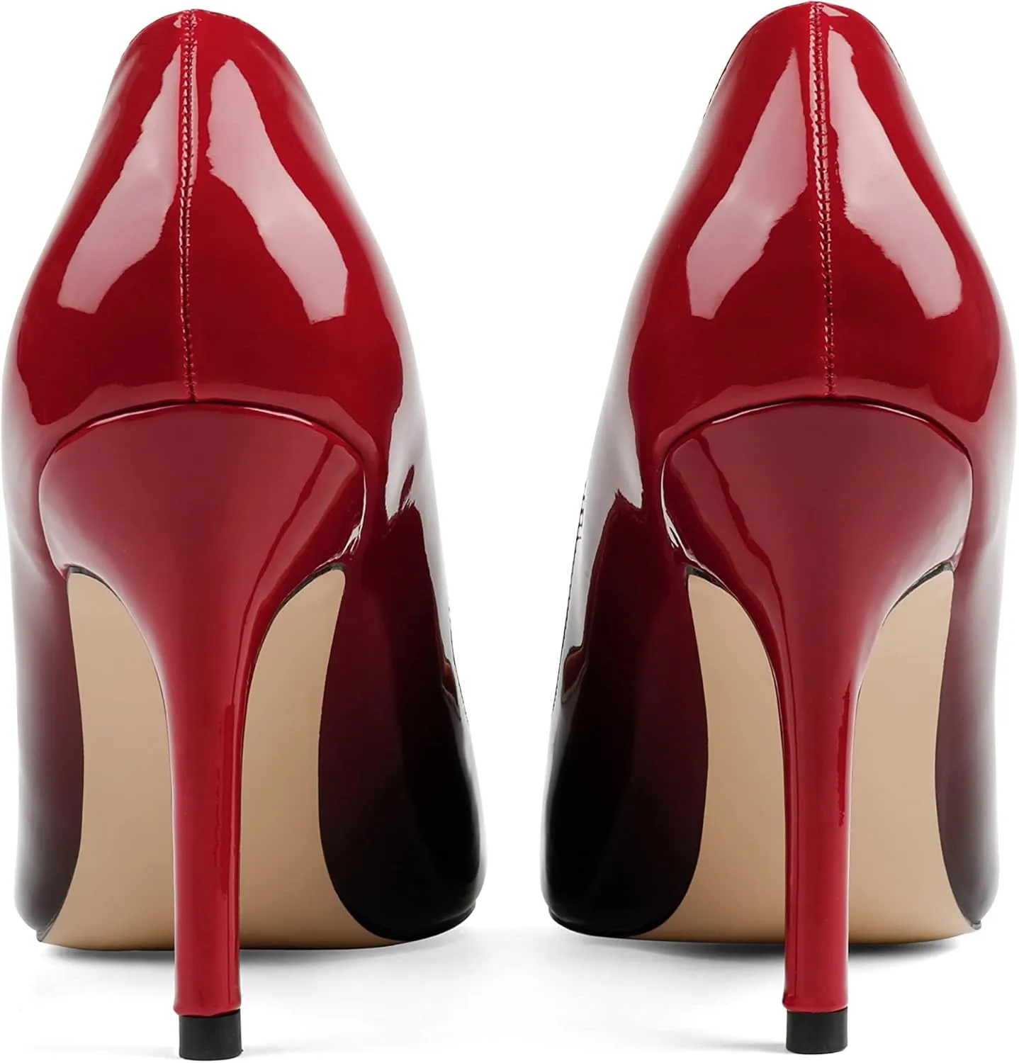 JOY IN LOVE Women's Pumps Shoes 3.5" High Heels Pointy Toe Stiletto Pumps