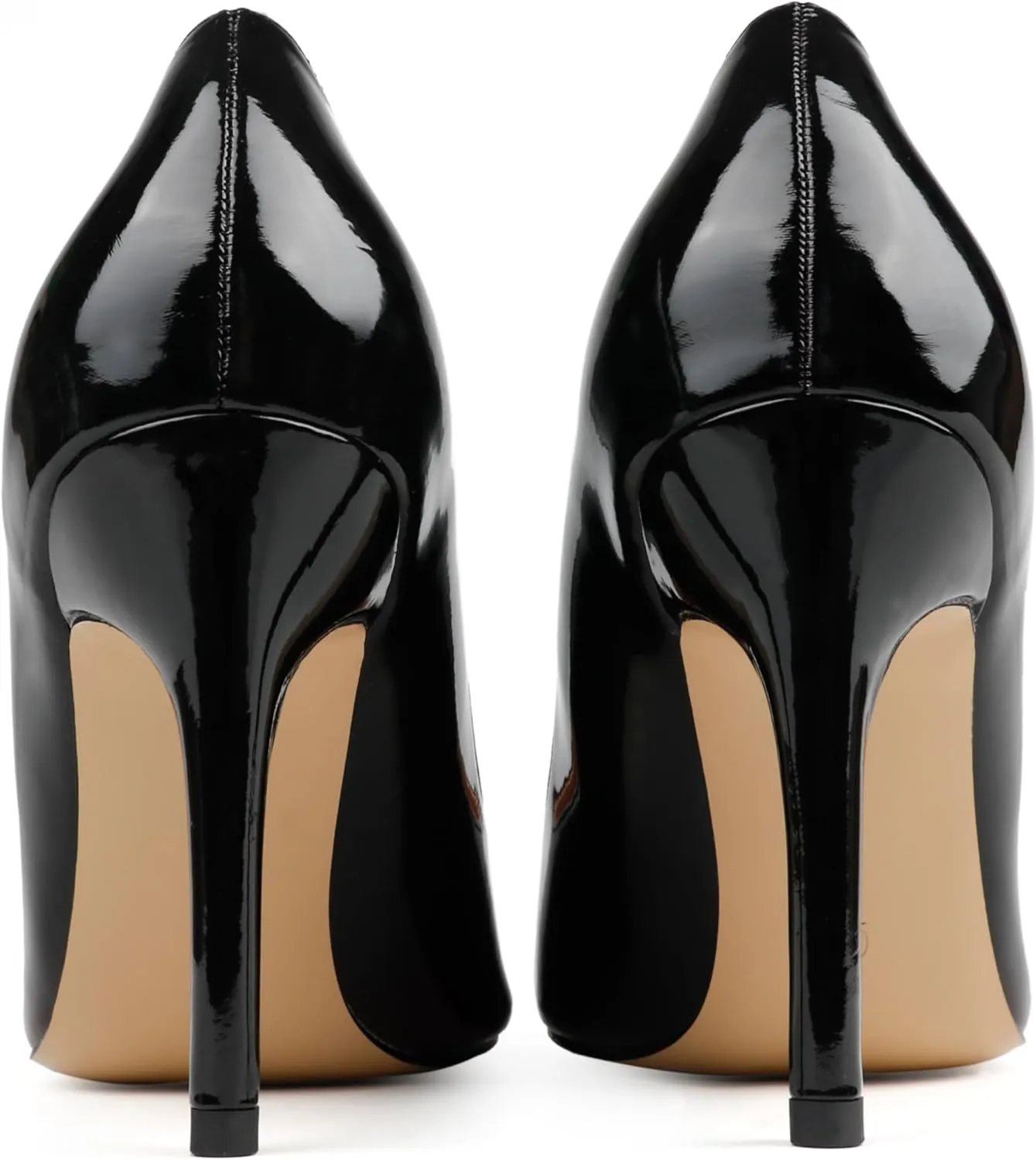 JOY IN LOVE Women's Pumps Shoes 3.5" High Heels Pointy Toe Stiletto Pumps