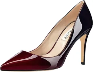 JOY IN LOVE Women's Pumps Shoes 3.5" High Heels Pointy Toe Stiletto Pumps