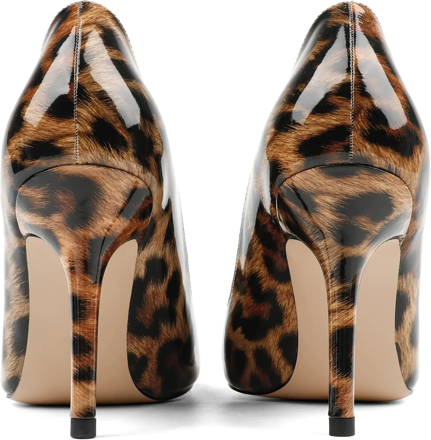 JOY IN LOVE Women's Pumps Shoes 3.5" High Heels Pointy Toe Stiletto Pumps