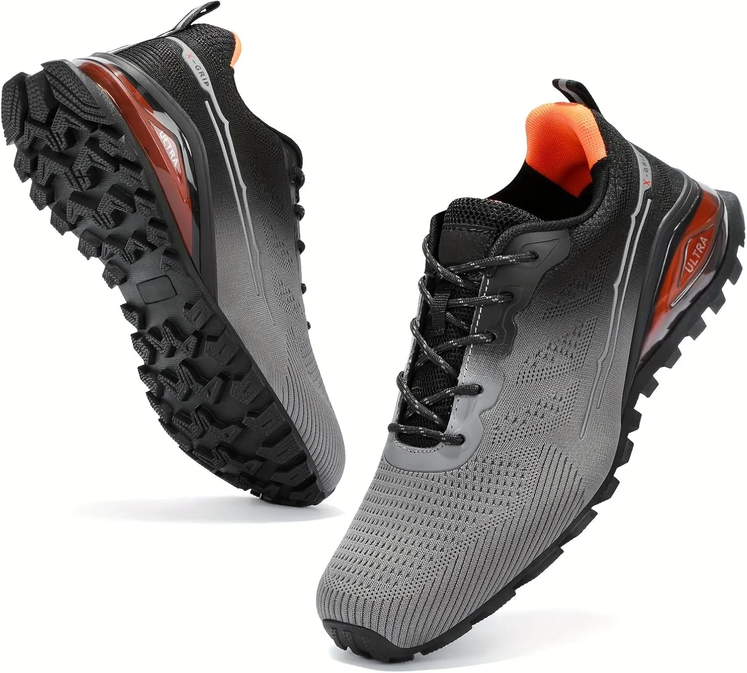 Large Size Men's Lightweight Breathable Non-Slip Outdoor Sports Shoes, Tennis, Training - All-Season Comfort, | Sporty Design