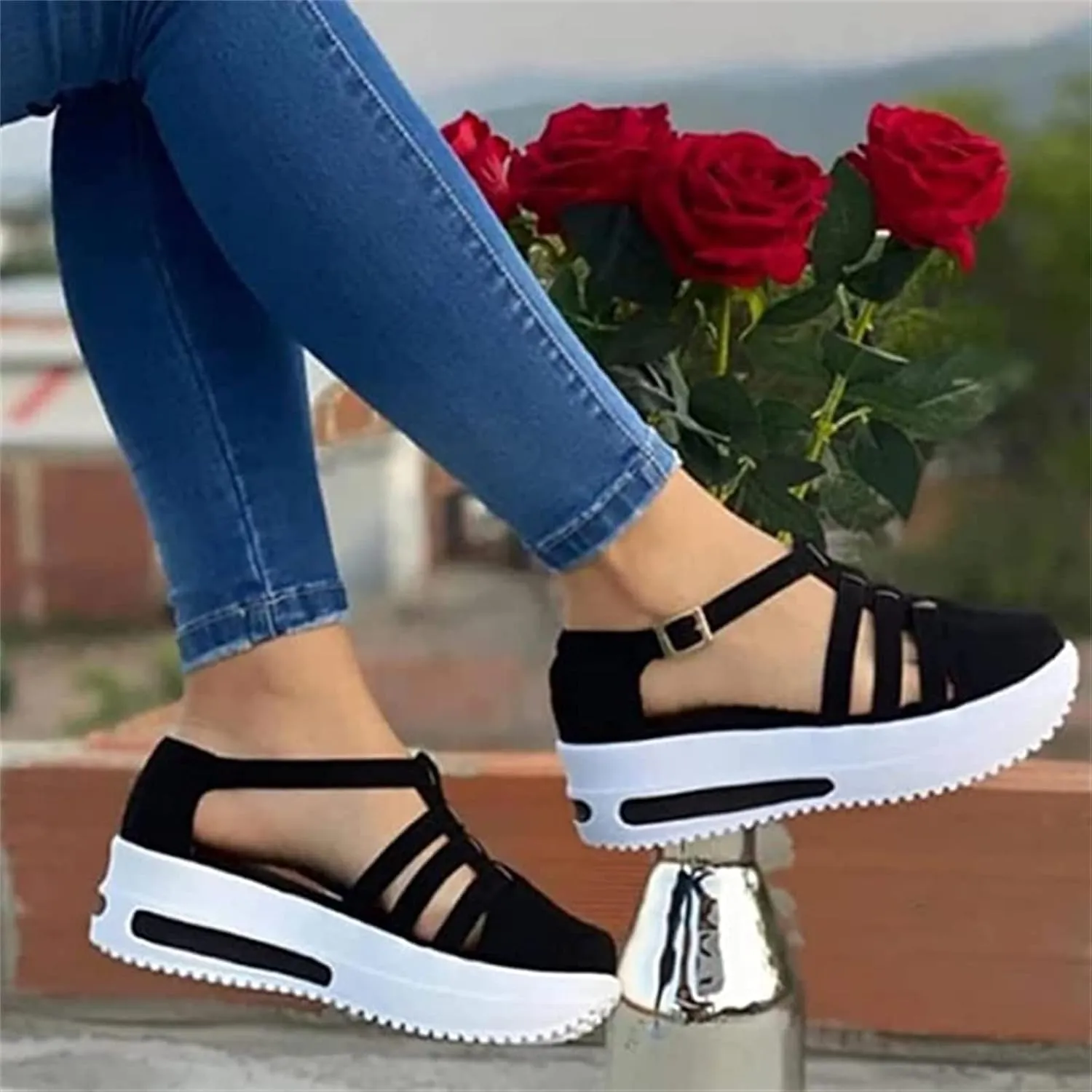 Lausiuoe Womens Shoes Dressy Casual Flats Loafers Slip On Fashion Canvas Sneakers Casual Classic Comfortable Walking Shoes