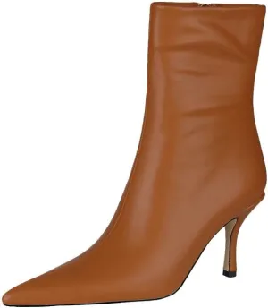 LEMUTISME Women's Trendy Snakeskin Booties Chic Pointed Toe Side Zip 3IN Stiletto High Heels Dress Fashion Ankle Boots For Office Party
