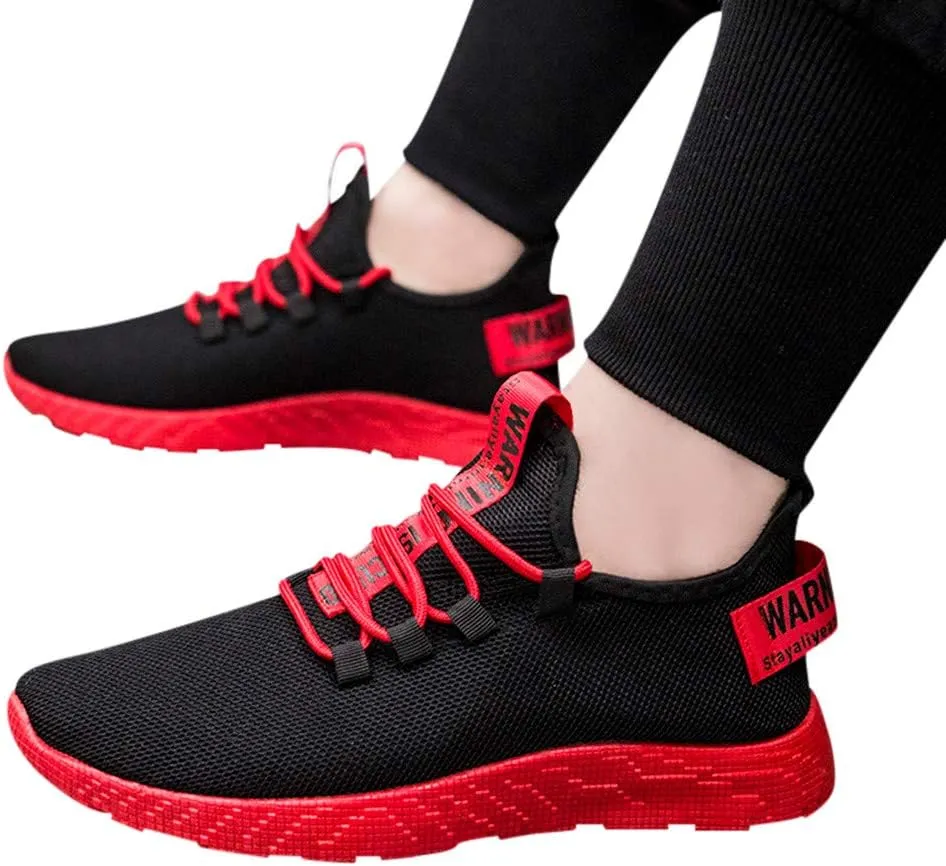 Men's Casual Dress Oxfords Shoes Breathable Knit Womens Tennis Shoes Comfort Women's Casual Shoes Wedge Sneakers Platform Tennis Shoe Casual Loafers