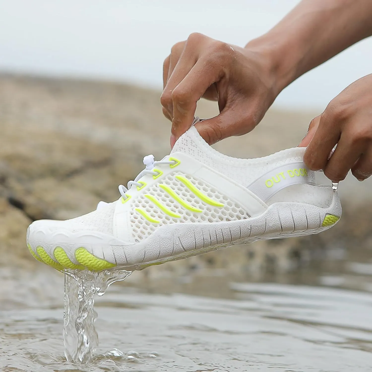 Men's Minimalist Wading Shoes Quick Drying Beach Water Shoe Lightweight Swim Shoes for Surfing Boating Diving
