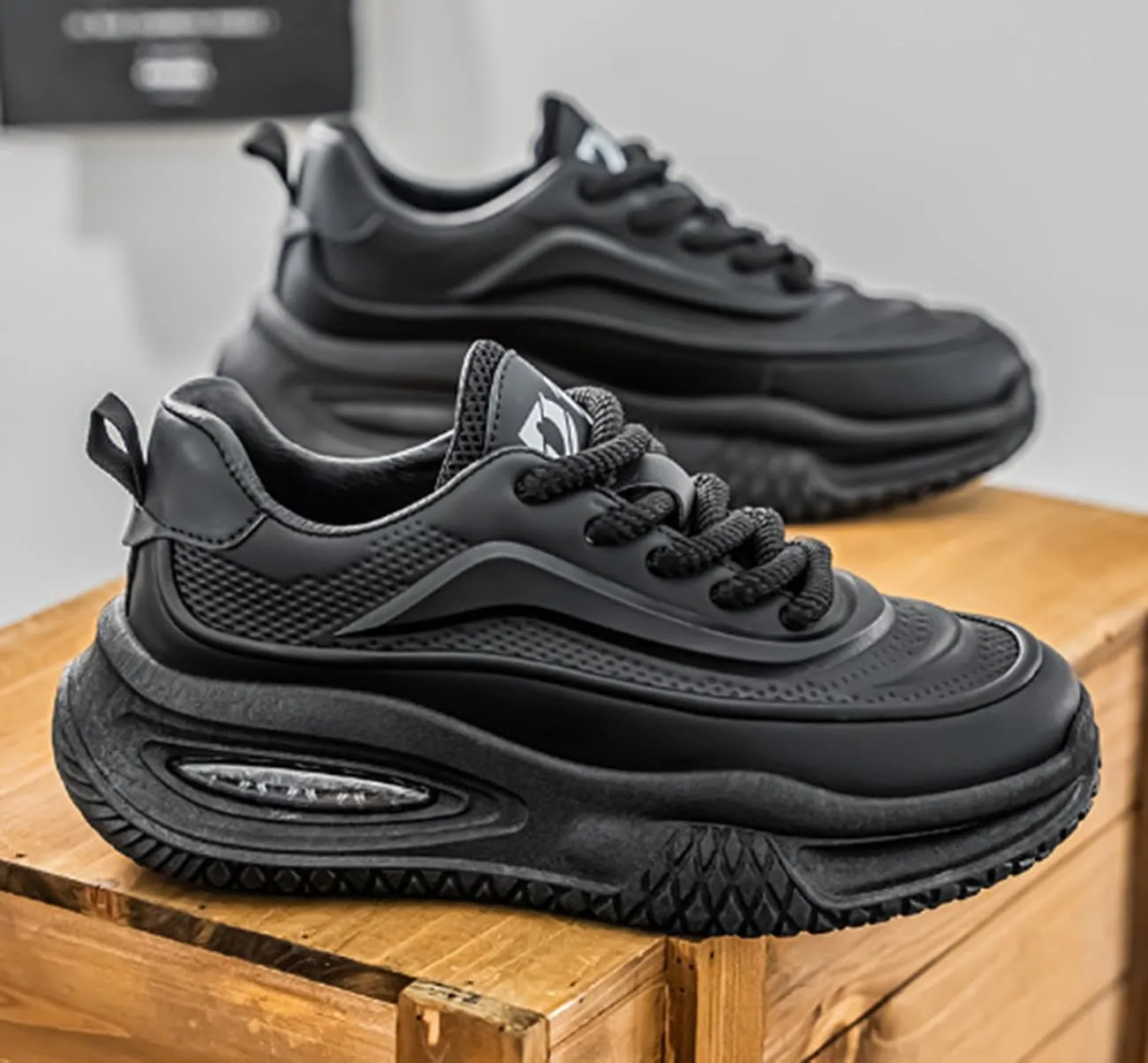 Men's Walking Shoes Comfortable Fashion Colorblock Chunky Sneakers Lightweight Retro Casual Shoes