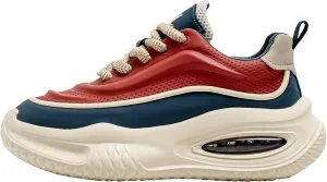 Men's Walking Shoes Comfortable Fashion Colorblock Chunky Sneakers Lightweight Retro Casual Shoes