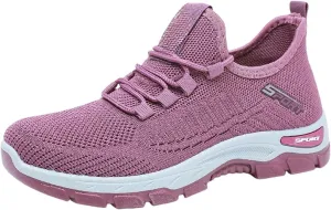 Mmoneyake Womens Slip On Sneakers Lightweight Tennis Shoes Non Slip Gym Workout Shoes Breathable Mesh Walking Sneakers Wide Toe Box Shoe Wide Width Sneaker Work Shopping Travel