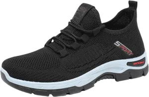 Mmoneyake Women's Slip On Walking Running Shoes Wide Toe Box Shoes Extra Wide Width Sneakers Ultra Light Road Running Shoe Non-Slip Walking Tennis Shoe Lightweight Casual Sneakers for Gym Travel Work