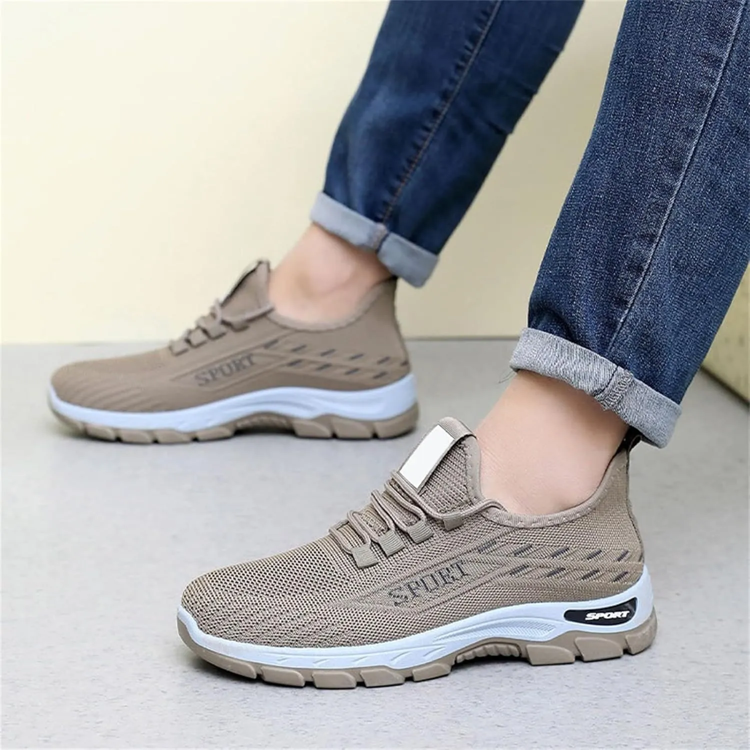 Mmoneyake Women's Walking Shoes Wide Toe Box Shoes Slip On Sneakers Walking Tennis Shoe Lightweight Casual Sneakers for Gym Travel Work Breathable Mesh Walking Sneaker Comfort Sport Athletic Trainer