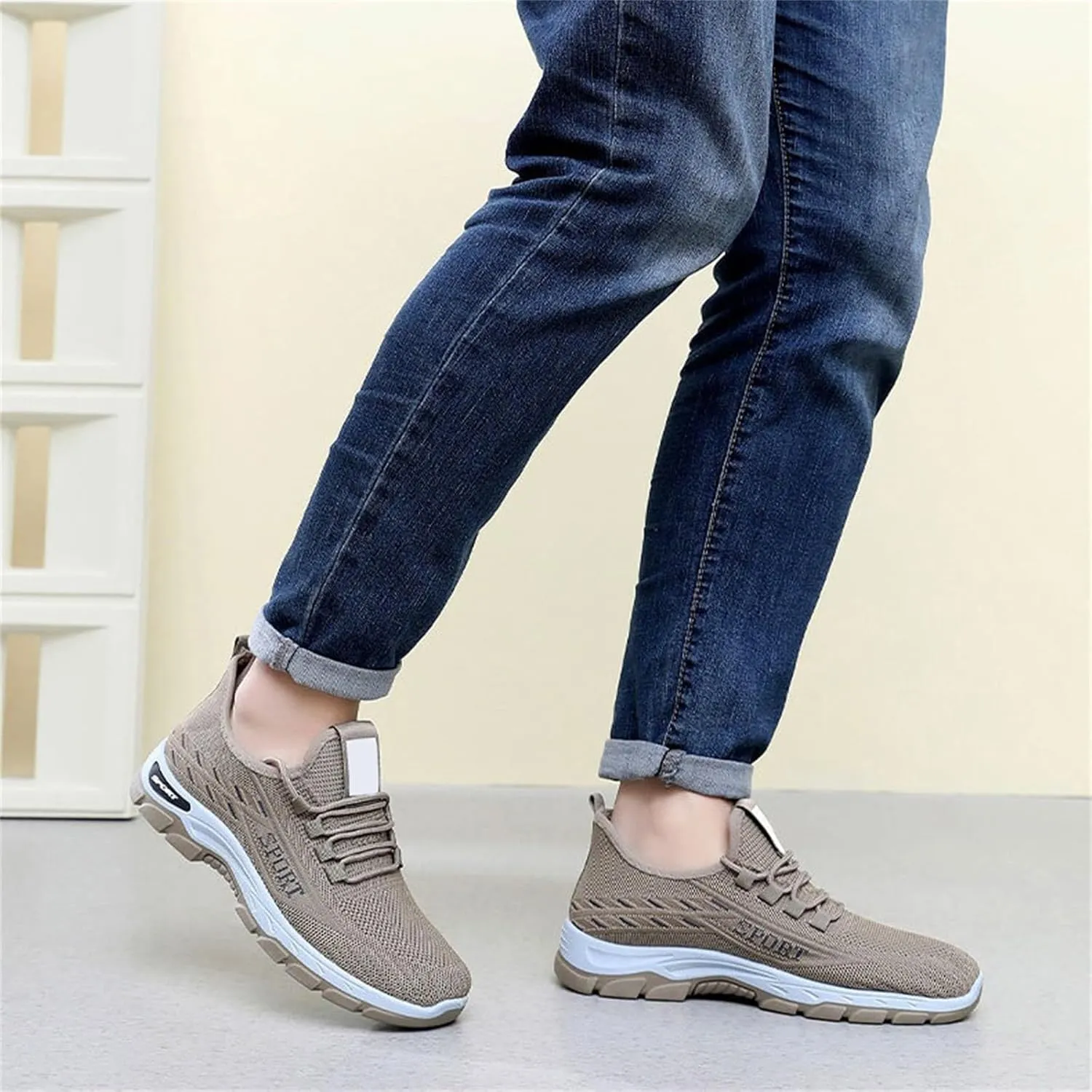 Mmoneyake Women's Walking Shoes Wide Toe Box Shoes Slip On Sneakers Walking Tennis Shoe Lightweight Casual Sneakers for Gym Travel Work Breathable Mesh Walking Sneaker Comfort Sport Athletic Trainer