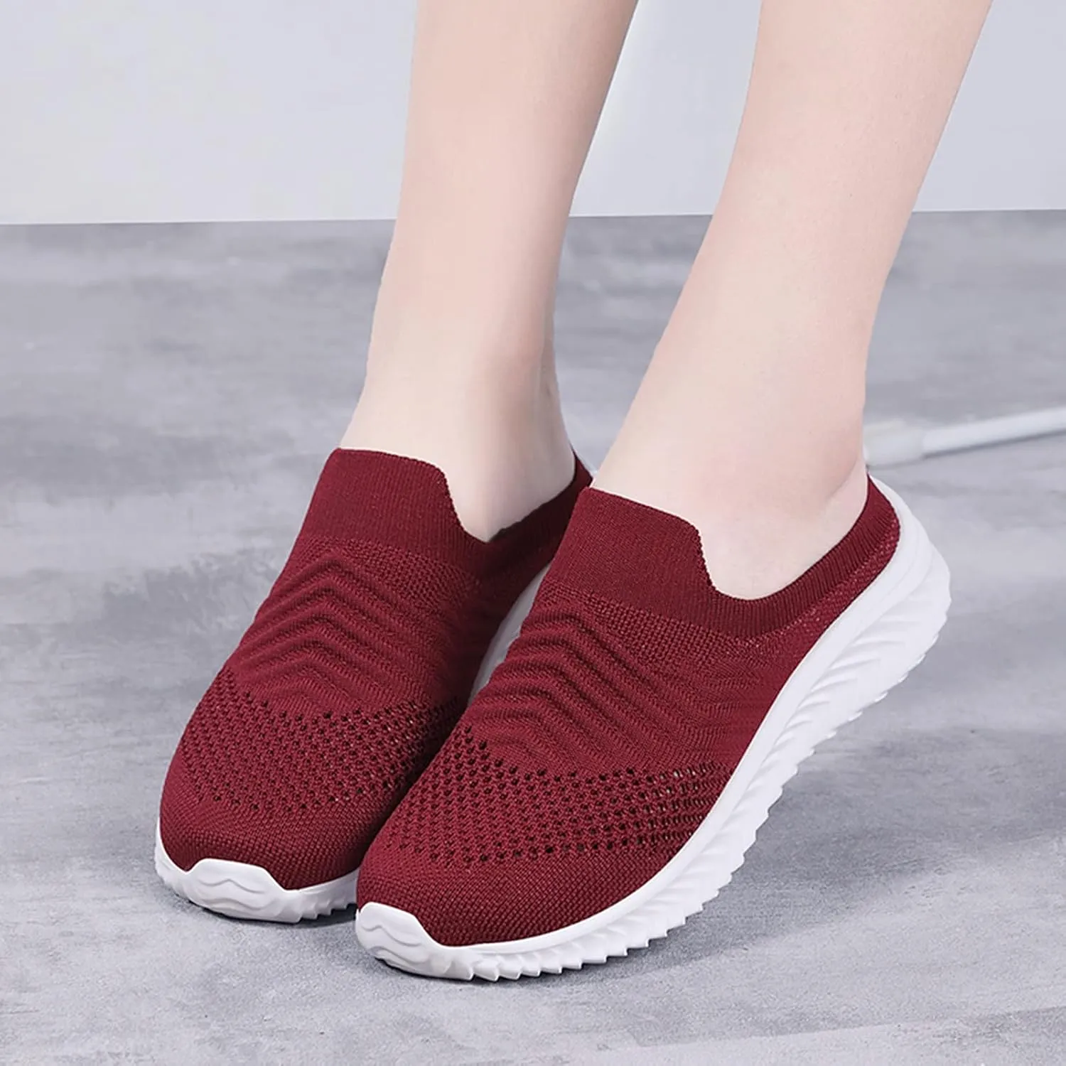 Mules for Women Flats Sneakers for Men Flats Shoes Women Dressy Comfortable Comfortable & Lightweight Women Loafers Women's Fashion Sneakers Slip On