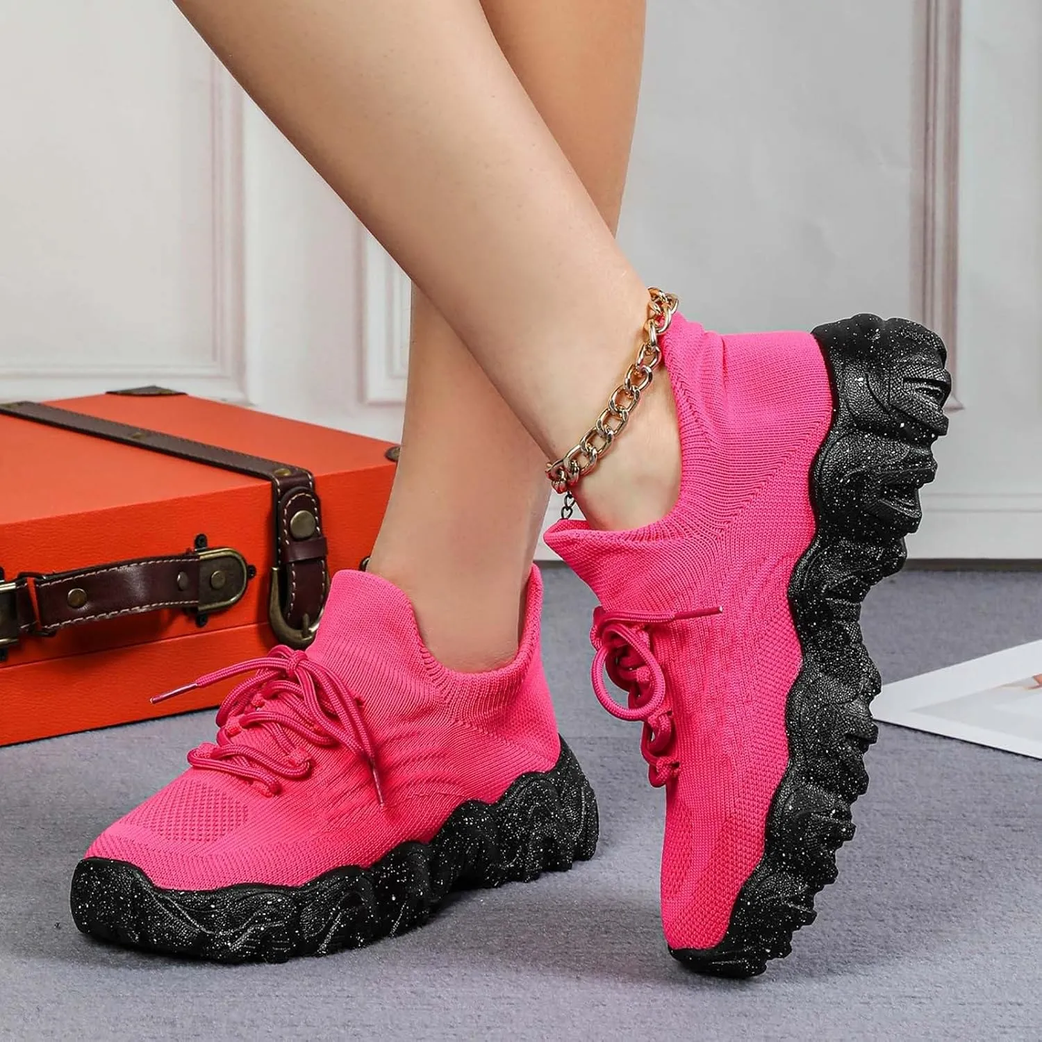 Nurse Babe Orthopedic Shoes Women Mens Ortho Pro Shoes Mesh Breathable Lightweight Non-Slip Orthopedic Sneakers Air Cushion Work Sneakers Plantar Fasciitis Comfortable Shoe Walking Running Sneaker