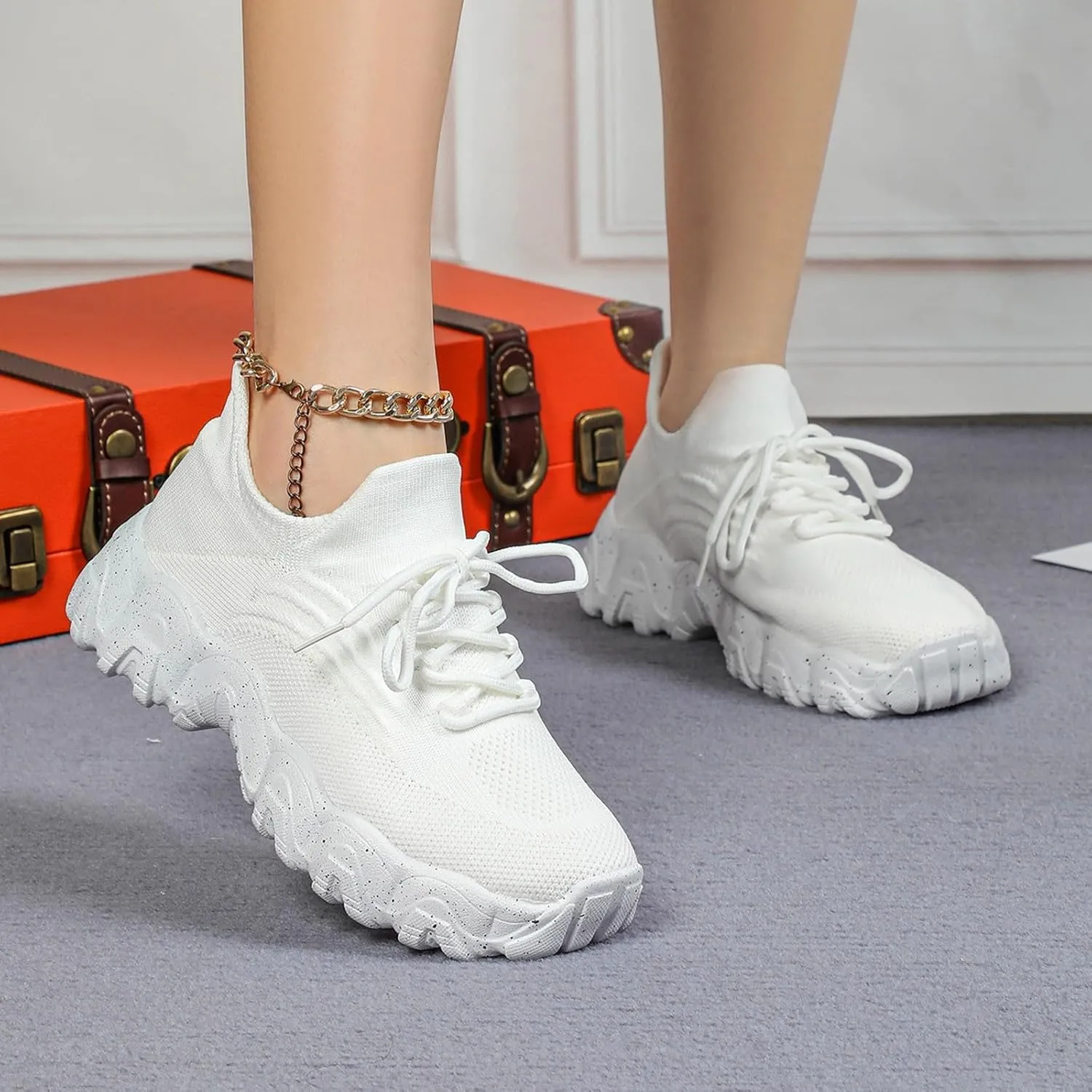Nurse Babe Orthopedic Shoes Women Mens Ortho Pro Shoes Mesh Breathable Lightweight Non-Slip Orthopedic Sneakers Air Cushion Work Sneakers Plantar Fasciitis Comfortable Shoe Walking Running Sneaker