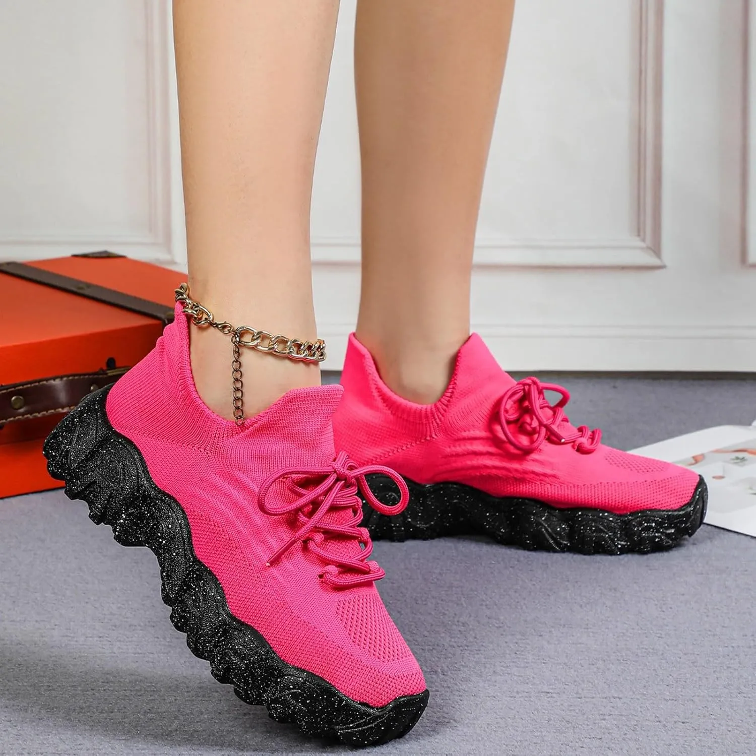 Nurse Babe Orthopedic Shoes Women Mens Ortho Pro Shoes Mesh Breathable Lightweight Non-Slip Orthopedic Sneakers Air Cushion Work Sneakers Plantar Fasciitis Comfortable Shoe Walking Running Sneaker