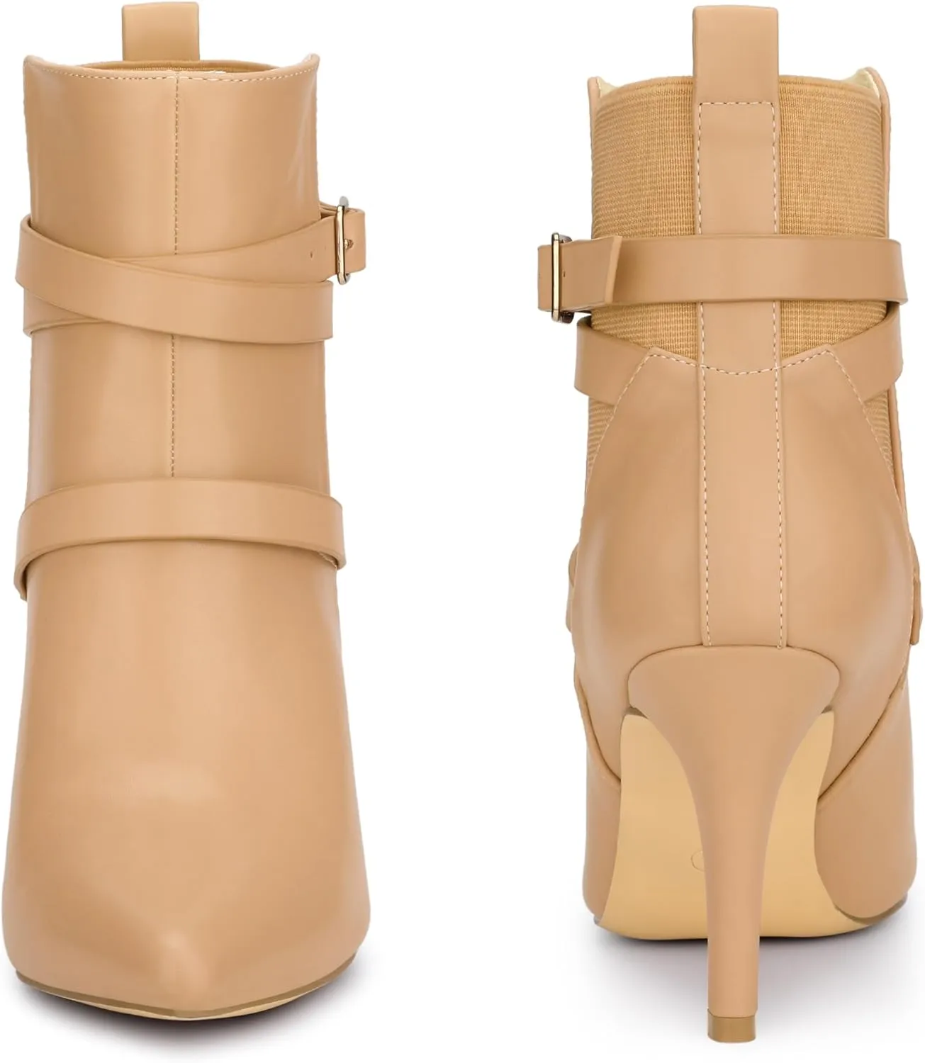 Perphy Chelsea Boots Pointy Toe Stiletto High Heel Ankle Boot for Women