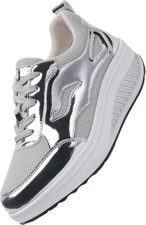 Platform Sneakers for Women Black Women Tennis Shoes Men's Mesh Sneakers Wide Toe Box Trendy Casual Black Loafers Women Wide with Women Sneakers